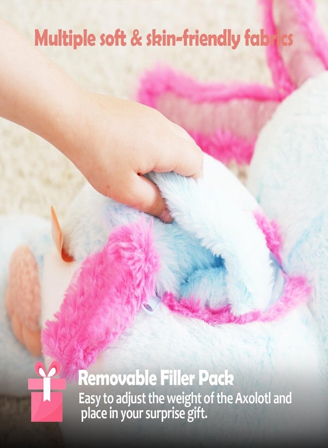 Micling Weighted Stuffed Animal - Blue Axolotl 4.5 lbs, Ideal for Sensory Needs, Austism & Anxiety | Comfort & Relaxation for Both Kids and Adults - Image 5